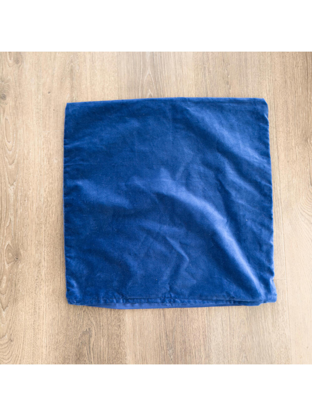 Ikea Sanela Blue Velvet Throw Pillow Cover 50X50cm - Picture 6 of 6